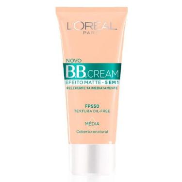 Imagem de Base BB Cream L'oréal Paris - Efeito Matte Fps 50, Média, Média