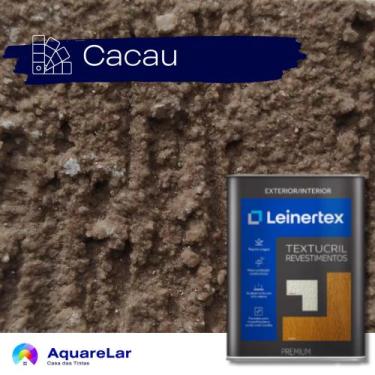 Imagem de RÚSTICO (GRAFIATO) TEXTUCRIL LEINERTEX 23Kg, CACAU