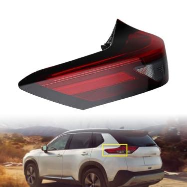 Imagem de Astra Depot Lâmpada traseira externa LED halogêneo lanterna traseira para carro conjunto de lâmpada para Nissan Rogue S SL SV Platinum Sport 2021-2024 (265556RR0A, 31519AELAS, NI2804122, 1 peça