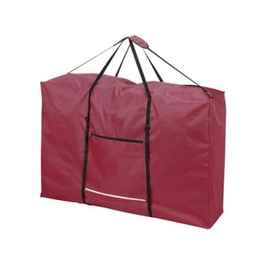 Imagem de PATIKIL Bolsa de armazenamento de mesa dobrável, 600D resistente à prova d'água, bolsa de armazenamento para cadeira dobrável com alça para cadeira de rodas com gravidade zero, 109 cm C x 73 cm L x 28