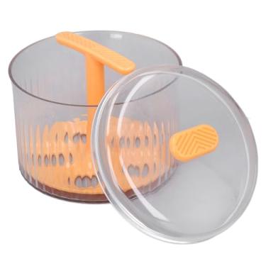 Imagem de Zerodis Fabricante Manual de Almôndegas Durável 5 Bolas de Molde Máquina Ferramenta de Cozinha para Cozinha para Experiência de Sem Esforço PET e PP Material (Laranja)