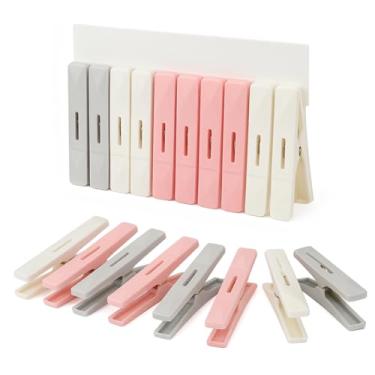 Imagem de Prendedor de Roupa Premium, Pregador com 32 Unidades para Varal, não Resseca, não Desmonta - Plástico Resistente e Durável - Pressão Forte e com Cores Suave.