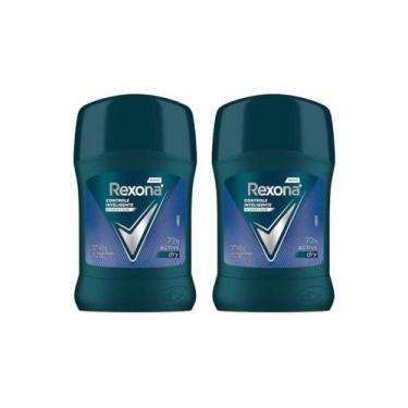 Imagem de Desodorante Rexona Stick 45G Active Dry - Kit Com 2Un