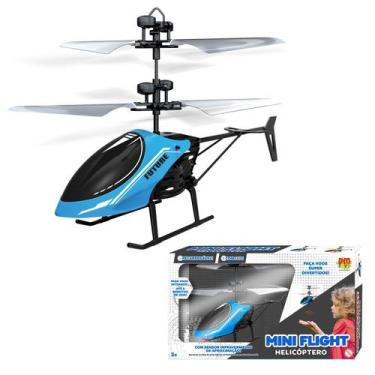 Imagem de Brinquedo Helicóptero Voador Infantil Com Sensor Infravermelho E Luz R