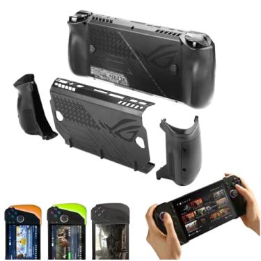 Imagem de BreedGaming Capa protetora ergonômica confortável e conversível para ASUS Rog Ally X Capa multifuncional (Ally X preta)