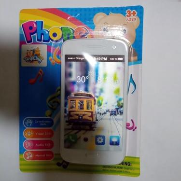 Imagem de Celular Infantil Interativo musical e som (Branco)
