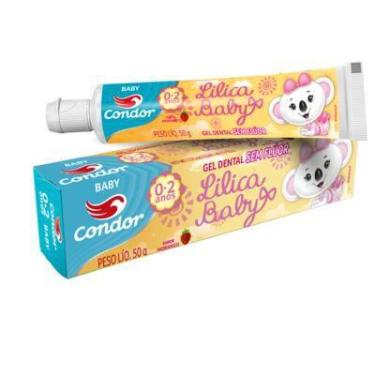 Imagem de CREME DENTAL SEM FLÚOR INFANTIL 0-2 ANOS - Lilica Baby 50G - Condor
