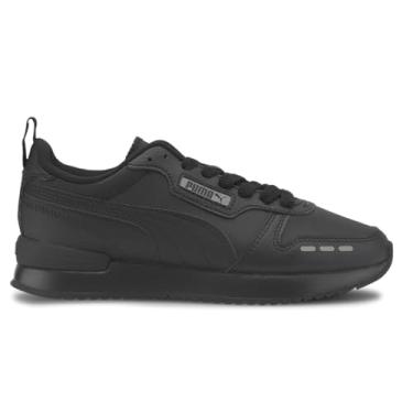Imagem de Tênis infantil PUMA R78, Puma Black-puma Black-gray Violet, 6 Big Kid