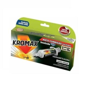 Imagem de Mata Formiga Doceira Formicida Kromax Gel Seringa 10Gr