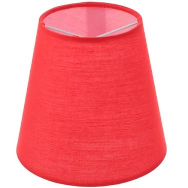 Imagem de Luxshiny Abajur Vermelho de Encaixe para Lâmpadas, Abajur Pequeno de Mesa, Substituição para Arandelas E Luminárias de Chão