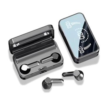 Imagem de Fone De Ouvido Bluetooth Sem Fio e Com Microfone Para Corrida 5.2 High Mirror Compatível com Iphone Samsung Xiaomi, Cancelamento de Ruído, Wireless, Esportivo PREMIUM Preto VOLT3M