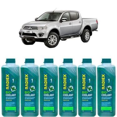 Imagem de Kit aditivo radiador bio coolant pronto para uso verde - mitsubishi l2