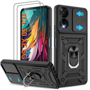 Imagem de ATUMP Capa protetora para TCL 50 XE 5G/TCL 50 XE Nxtpaper 5G com [2 peças] protetor de tela HD, resistente à prova de choque com suporte de rotação de 360° [grau militar] capa protetora para TCL 50 XE