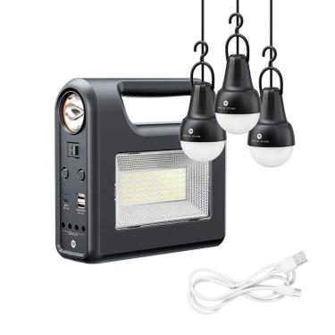 Imagem de Iluminação Com Painel Solar Portátil Com Bateria 8000mAh
