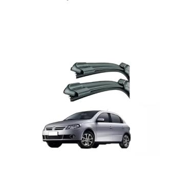 Imagem de Kit Par Palhetas Automotiva Limpadores Para-brisa Gol/Parati G4 G5
