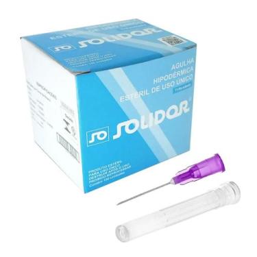 Imagem de Agulha 24 G Descartável 20 x 0,55 (LABOR) - 100 Unidades