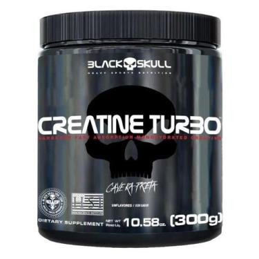 Imagem de Creatina Turbo 300G - Black Skull, 01 Unidade, Laranja, 300g