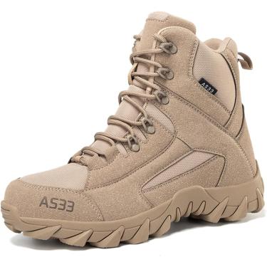 Imagem de Botas Quentes De Trekking E Caminhada Para Homens E Mulheres Botas Militares Táticas Ao Ar Livre, Khaki, 9 UK