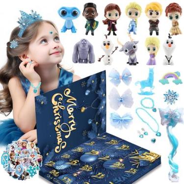 Imagem de Calendário do Advento Defoly Girls Princess 2024 com 24 brinquedos