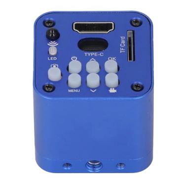 Imagem de Asixxsix Câmera de Microscópio HD, Gravação de Vídeo de 24MP 1080p, Com Controle Remoto, Microscópio de Vídeo Digital USB Eletrônico HDMI de Imagem (plugue ue)
