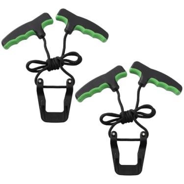 Imagem de LaRandom 2 Pçs Dispositivo de Cocking Corda de Besta Alça Dupla Alça Besta Puxar Corda Auxiliar Trenó Cocker Ferramentas de Caça Acessórios para Arco de Tiro com Arco