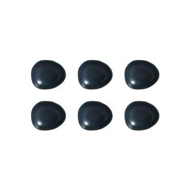 Imagem de Conjunto de Cumbucas Oval Porto Brasil Orgânico Night Blue 265ml - 6 Peças
