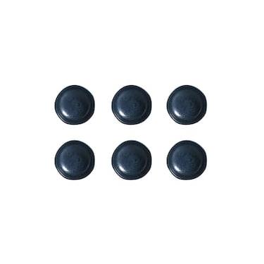 Imagem de Conjunto de Ramequins Médios Porto Brasil Orgânico Night Blue com 6 Peças 70 ml - Azul