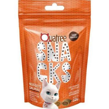 Imagem de Snack Quatree Para Gatos Adultos Sabor Salmão 60g