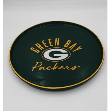 Imagem de Proformance Home Bandeja de servir redonda NFL Green Bay Packers com logotipo de 35,5 cm