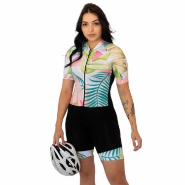 Imagem de Macaquinho DE Ciclismo Feminino Plantas-Feminino