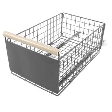 Imagem de QENWKXZ Organizador de armário removível, gavetas deslizantes para armários de cozinha, gavetas com alça de madeira, organizadores de cozinha deslizantes resistentes e armazenamento para cozinha