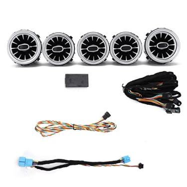 Imagem de AR TURBO SUBSTITUIÇÃO PARA VENTAÇÃO KIT PARA CLASS CLC W205 2019-2021, 64 Cores LED, Arado e Cores Atmosfera Reprodutiva e Reprodução Saída Turbina Frontal