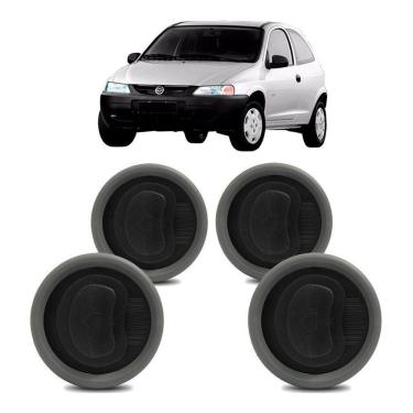 Imagem de Kit 4 Difusor Ar Celta 2001 2002 2003 2004 2005 2006 Cinza