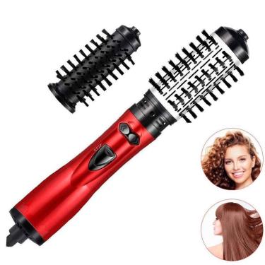 Imagem de Escova Rotativa 2 Em 1 Cabelo Liso Rotação 360 Beleza