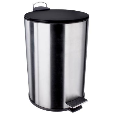 Imagem de Lixeira Euro Home com Pedal LIX2256-PT em Inox e PP – 12 L