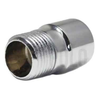 Imagem de Extensor 1/2 Cromado Prolongador Curto Torneira Chuveiro