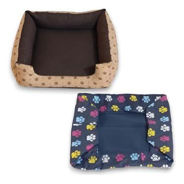 Imagem de Cama De Cachorro E Gato Caminha Pet Com Capa Avulsa 60x60 - GV Enxovai