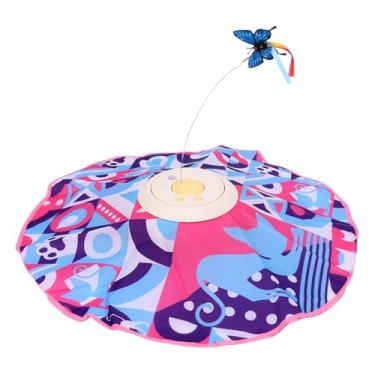 Imagem de YOUTHINK Brinquedos Interativos de Brinquedos de Borboleta, Varinha de Teaser Rotativa Automática Com Vários Modos de Reprodução, Exercícios Internos e Alimentados por Gatos para Gatos Interativos