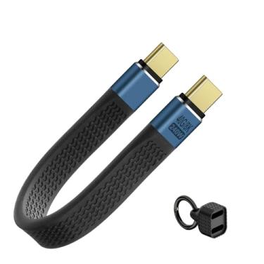 Imagem de UCCUNEVVA Carregamento USB-C macho para macho 240W, transferência de dados de 40 Gbps 8K a 60Hz, suporta OTG USB4 compatível com Thunderbolt 4/3
