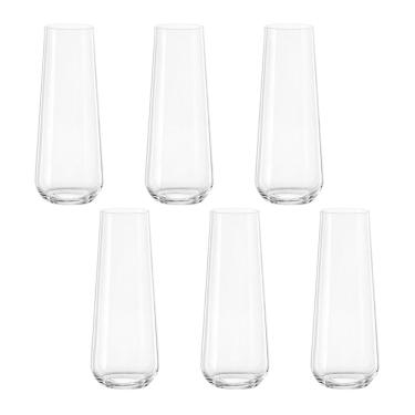 Imagem de Jogo com 6 Copos de Cristal para Champagne 250 ml Sandra Bohemia