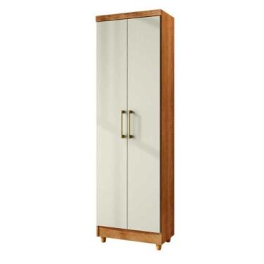 Imagem de Multiuso Armário Sapateira 2 Portas Lavanderia - Repleta, Cedro/Areia