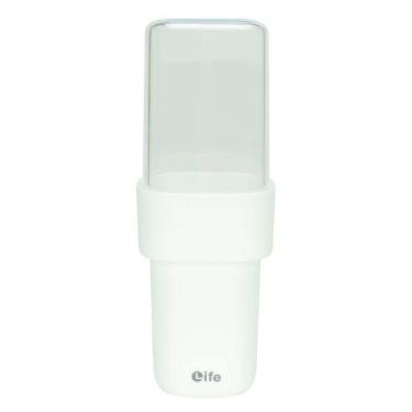 Imagem de Porta Escova De Dente Com Tampa Acrílico Transparente