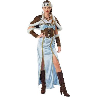 Imagem de Viking Warrior Princess tamanho feminino M 8/10 vestido do traje