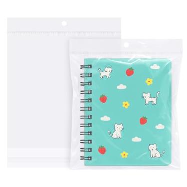 Imagem de Morepack Sacos autoadesivos de celofane com orifício para pendurar 17 x 17 cm, 100 unidades de sacos de celofane transparentes e resseláveis com cabeçote suspenso para colar de joias