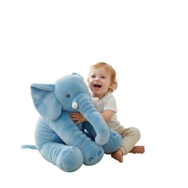 Imagem de Urso Pelúcia Elefante Gigante 60cm Azul