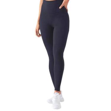 Imagem de Calça Legging Feminina Camisa Regata Térmica Esportiva Cavada Treino  