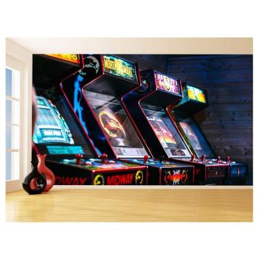 Imagem de Papel De Parede Salão De Jogos Fliperama Game 3,5M Jcs109