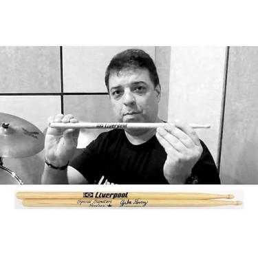 Imagem de Baqueta Liverpool Special Signature Hickory Giba Favery Padrão 5A EX-139