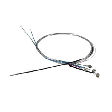 Imagem de YoungMonic 1 conjunto de cordas de violino tamanho completo 4/4, ferida prata alemã para tom quente - conjunto completo de 4 cordas finas para violino, calibre G D A E, substituição de acessórios para