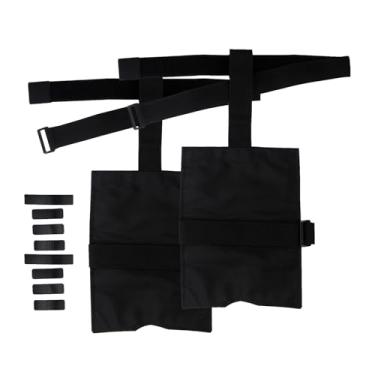 Imagem de ZXMOBY 2 peças de suporte de bolsa de cateter, capa de bolsa de drenagem urinária para homens e mulheres, dispositivo de estabilização de cateter, bolsa de 2000 ml com cinto, não escorrega e cairá e